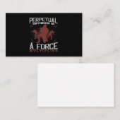 Perpetueel optimisme is een krachtige multiplicato visitekaartje (Voorkant / Achterkant)