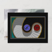 Perpetuele beweging briefkaart (Voorkant / Achterkant)