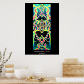 Perpetuele bewustwording is de sleutel poster (Keuken)