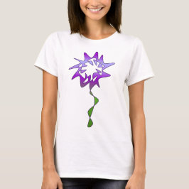 Perpetuele Paarse bloem T-shirt