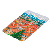 Perpignan Photo Vintage Magneet (Linkerzijde)