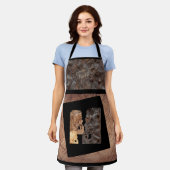 Perplex vrouwenprofiel - hout schort (Gedragen)