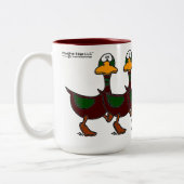 Perplexed Ducks Coffee Mok (Links)