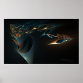 Perplexiteit - de Vivid Vision Canvas FineArtPrint Poster (Voorkant)