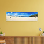 Perranporth Beach Cornwall. Canvas Afdruk (Insitu (Woonkamer))