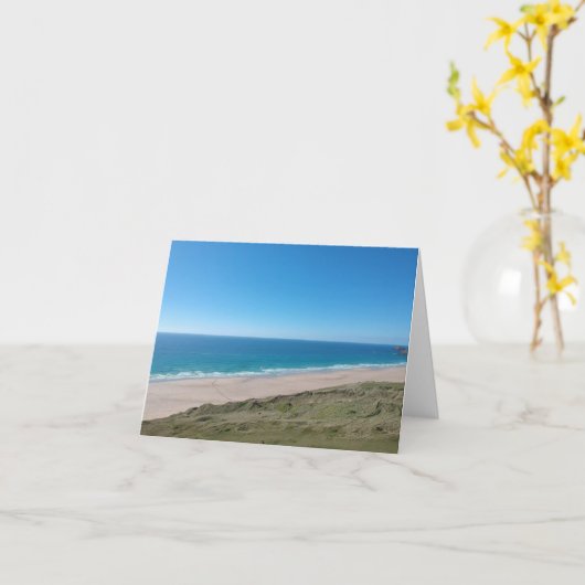 Perranporth Seaview. Kaart (Gele Bloem)