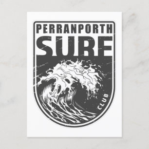 Perranporth Surf Club England Emblem Briefkaart