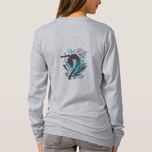 Perreo Pa'lante: Verlicht de dansvloer met Per T-shirt (Achterkant)