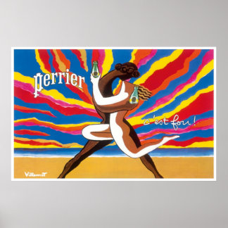 Perrier advertentie poster