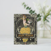 Perrier Champagne Briefkaart (Staand voorkant)