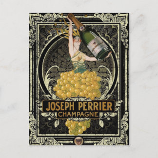 Perrier Champagne Briefkaart