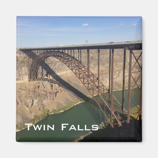Perrine Bridge - Snake River - Twin Herfst Magneet (Voorkant)