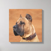 Perro de Presa Canario - Dogo Canario Canvas Afdruk (Voorkant)