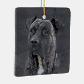Perro de Presa Canario - Dogo Canario Keramisch Ornament (Rechts)