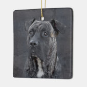 Perro de Presa Canario - Dogo Canario Keramisch Ornament (Links)