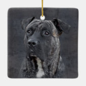 Perro de Presa Canario - Dogo Canario Keramisch Ornament (Achterkant)