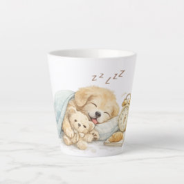 perro durmiendo latte mok