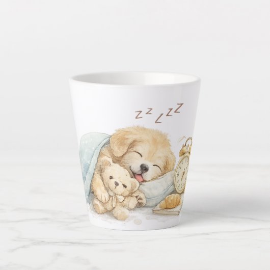 perro durmiendo latte mok (Voorkant)