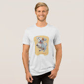 Perro Feliz Tri-Blend Shirt (Voorkant volledig)