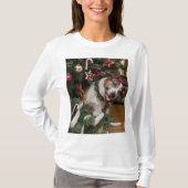 Perro Festivo: Listo para el Árbol T-shirt (Voorkant)