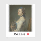 Perronneau: Magdaleine Pinceloup de la Grange Sticker (Vel)