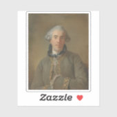 Perronneau - Portret van Théophile Van Robais Sticker (Vel)