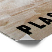 Perronstranden van Frankrijk Poster (Hoek)