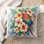 Perroquet exotique kussen (Deken)