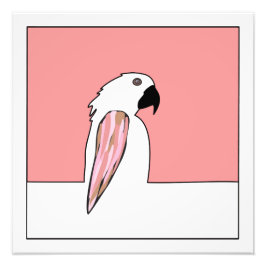 Perrotlijntekening Foto Afdruk