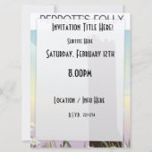 Perrott's Folly, Edgbaston, Birmingham Kaart (Achterkant)