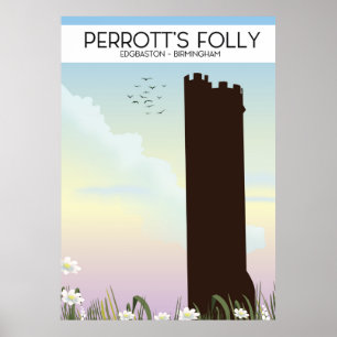Perrott's Folly, Edgbaston, Birmingham Poster