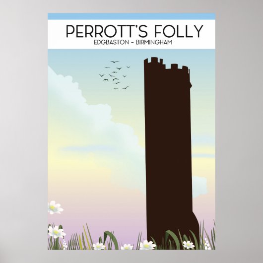 Perrott's Folly, Edgbaston, Birmingham Poster (Voorkant)
