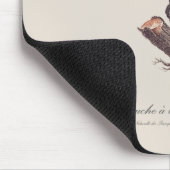 Perruche a tete bleue, vrouwelijk / regenbooglorik muismat (Hoek)