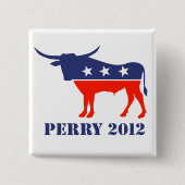 Perry 2012 vierkante button 5,1 cm (Voorkant)
