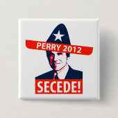 Perry 2012 vierkante button 5,1 cm (Voorkant)