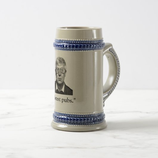 Perry Anderson Detests Pubs Stein Bierpul (Voorkant rechts)