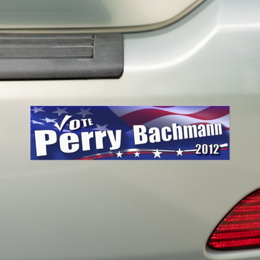 Perry Bachmann 2012 Bumpersticker (Op auto)