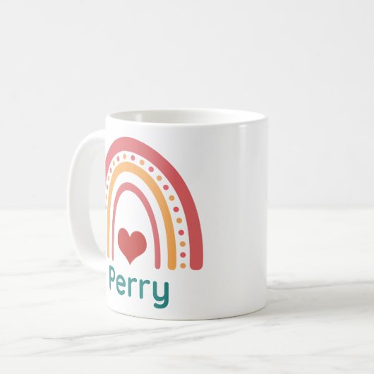 Perry Boho Rainbow Koffiemok (Voorkant links)