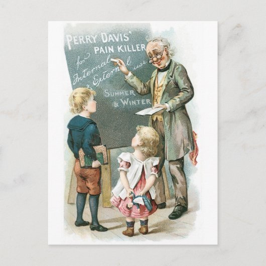 Perry Davis Pain Killer Briefkaart (Voorkant)