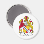 Perry Family Crest Magneet (Voorkant / Achterkant)