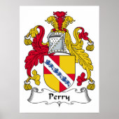 Perry Family Crest Poster (Voorkant)