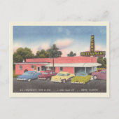 Perry, Florida  Perry Restaurant Briefkaart (Voorkant)