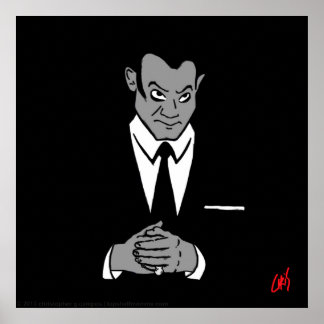 Perry Mason Portrait Poster