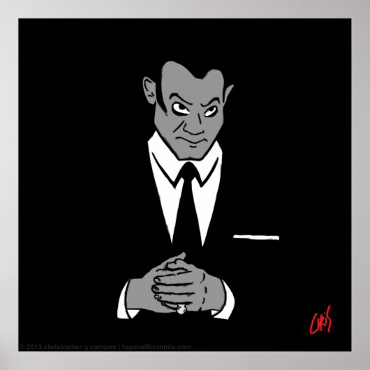 Perry Mason Portrait Poster (Voorkant)