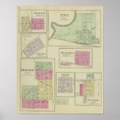 Perry, Memphis, Pawnee, Bronson, Redfield, Kansas Poster (Voorkant)