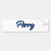 Perry Name blue Aufkleber Sticker Autoaufkleber (Voorkant)
