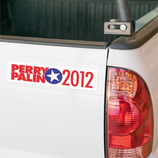 Perry Palin 2012 Ster Bumpersticker (Op Truck)