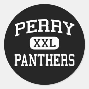 Perry - Panthers - Middelbare school - Massillon N Ronde Sticker