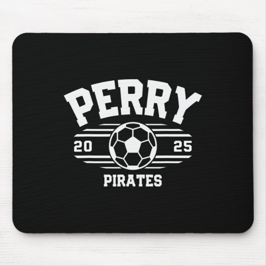 Perry Pirates Voetbalrekening 2025  Muismat (Voorkant)