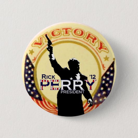 PERRY PRESIDENT RONDE BUTTON 5,7 CM (Voorkant)
